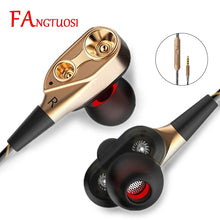 Load image into Gallery viewer, FANGTUOSI Dual Drive Stereo earphone