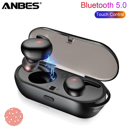 ANBES TWS Wireless Mini Bluetooth 5.0 Earphone